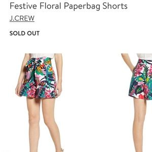 NWT high-waisted J. Crew shorts